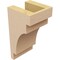 Ekena Millwork 4"W x 4"D x 8"H Wide Mediterranean Rough Cedar Woodgrain TimberThane Corbel, Primed Tan CORUR04X04X08MEDRCPR - alternate 5